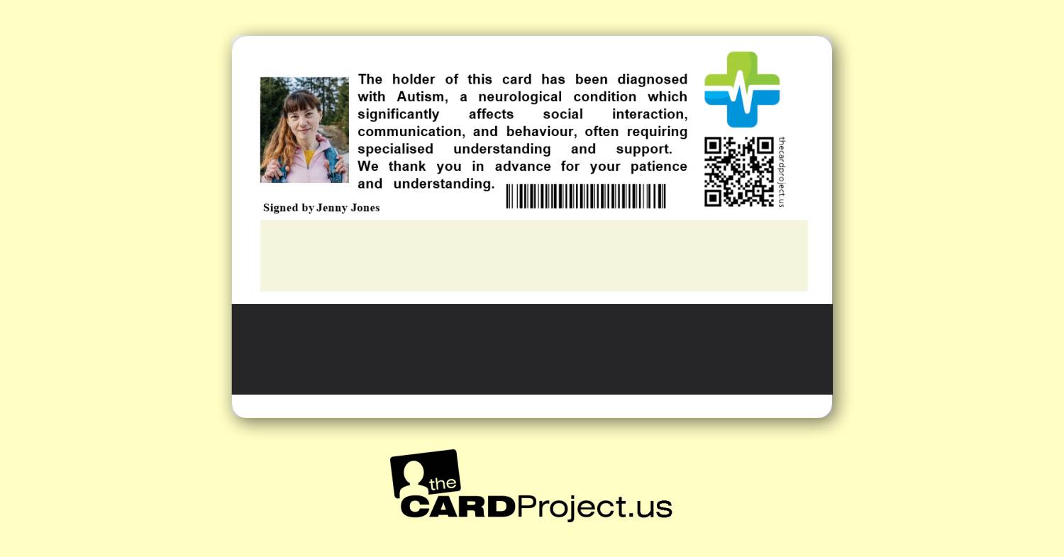 Autism Premium Medical Card (REAR)